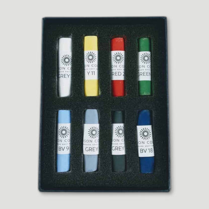 8 Soft Pastel Set from Unison Colour - British Made Pastels & Art Supplies