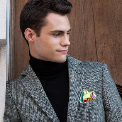 A Beautiful Jigsaw Silk Pocket Square