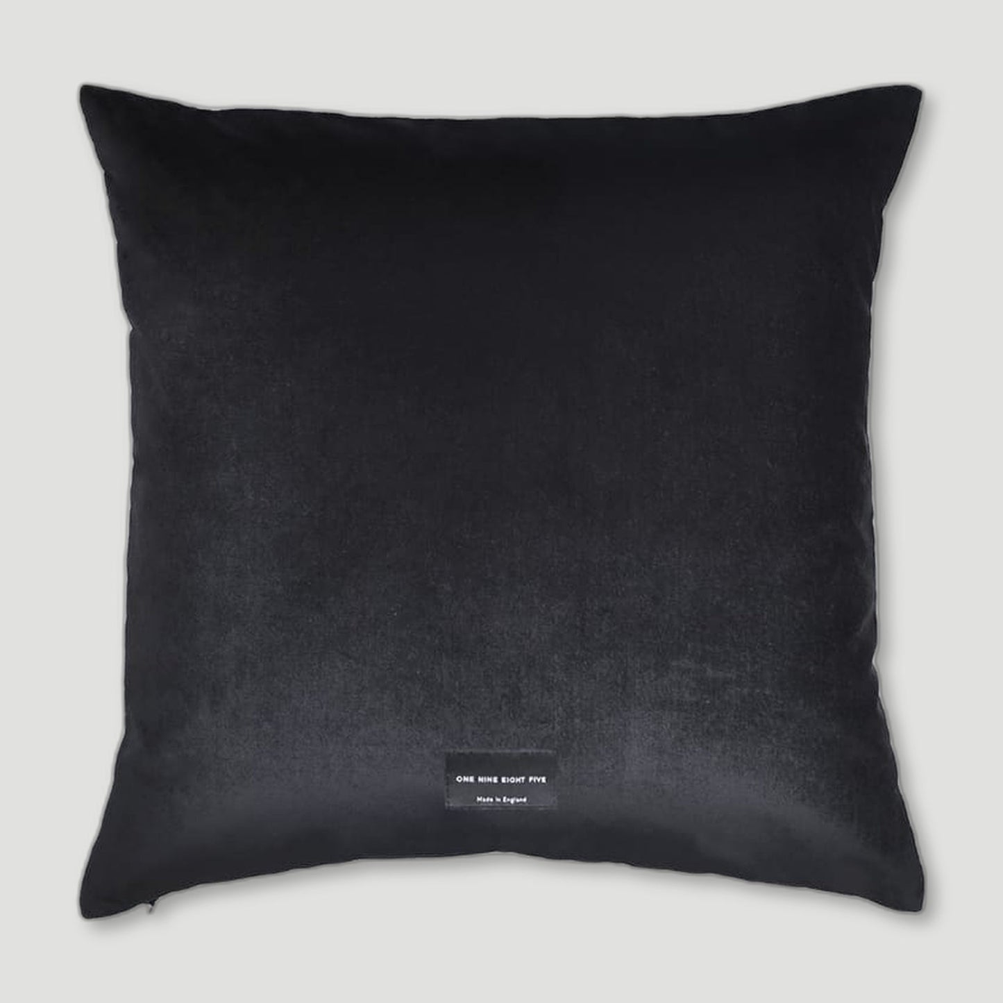 Back view of Ada Ochre Cushion from One Nine Eight Five - British Made Homeware