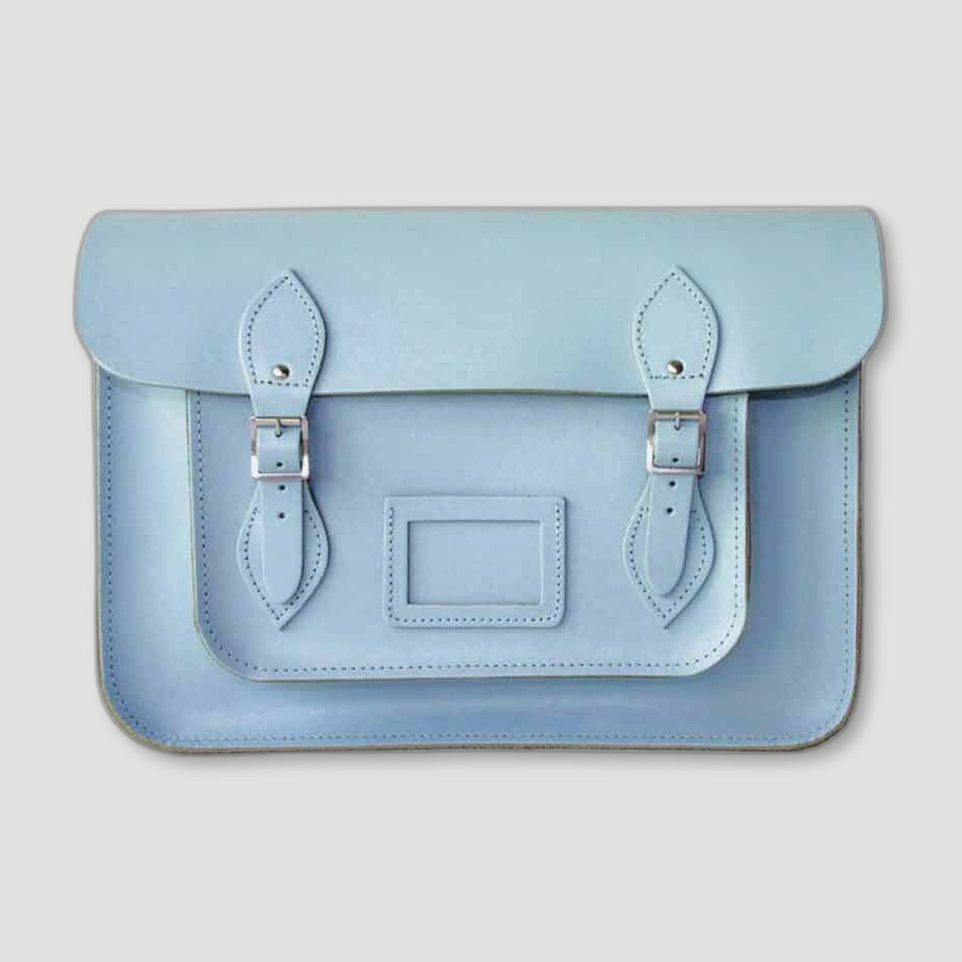 Aegean Blue Leather Satchel from The Original Satchel Store - British Made Leather Satchels