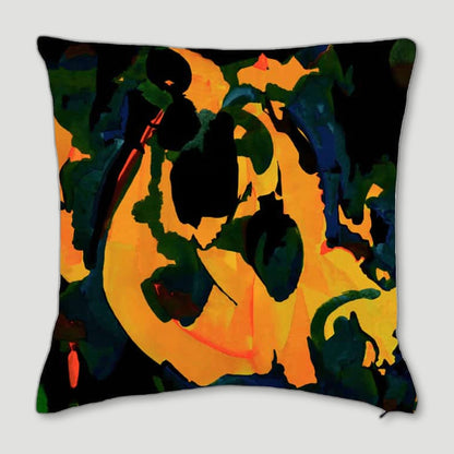 Alma Green Cushion from One Nine Eight Five - British Made Homeware