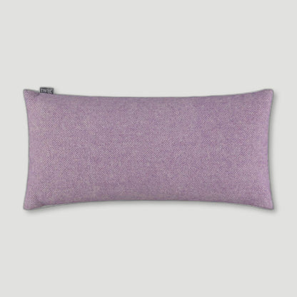 Front view of Amethyst Bolster Cushion from Twig - British Made Wool Throws