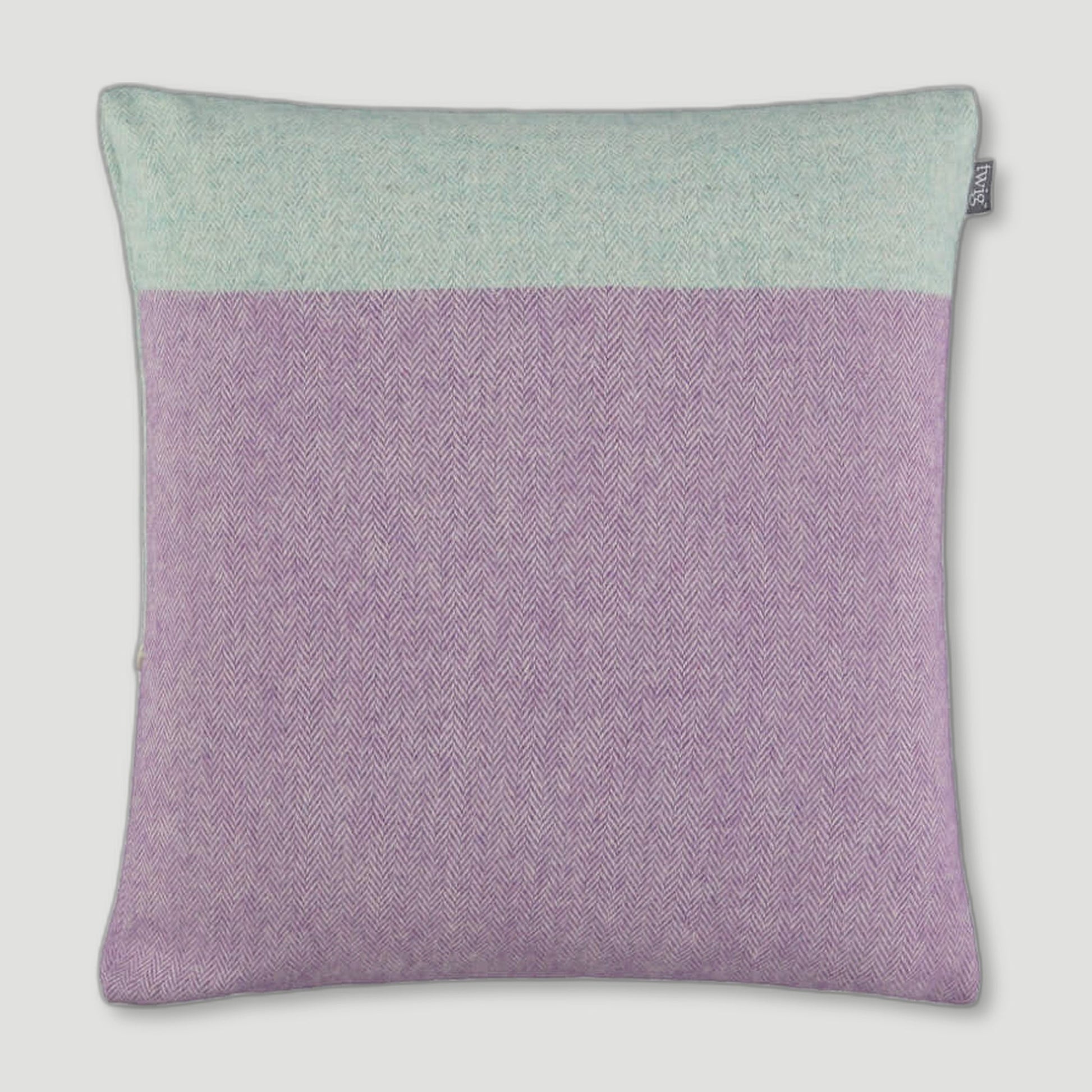 Amethyst Cushion from Twig - British Made Wool Throws