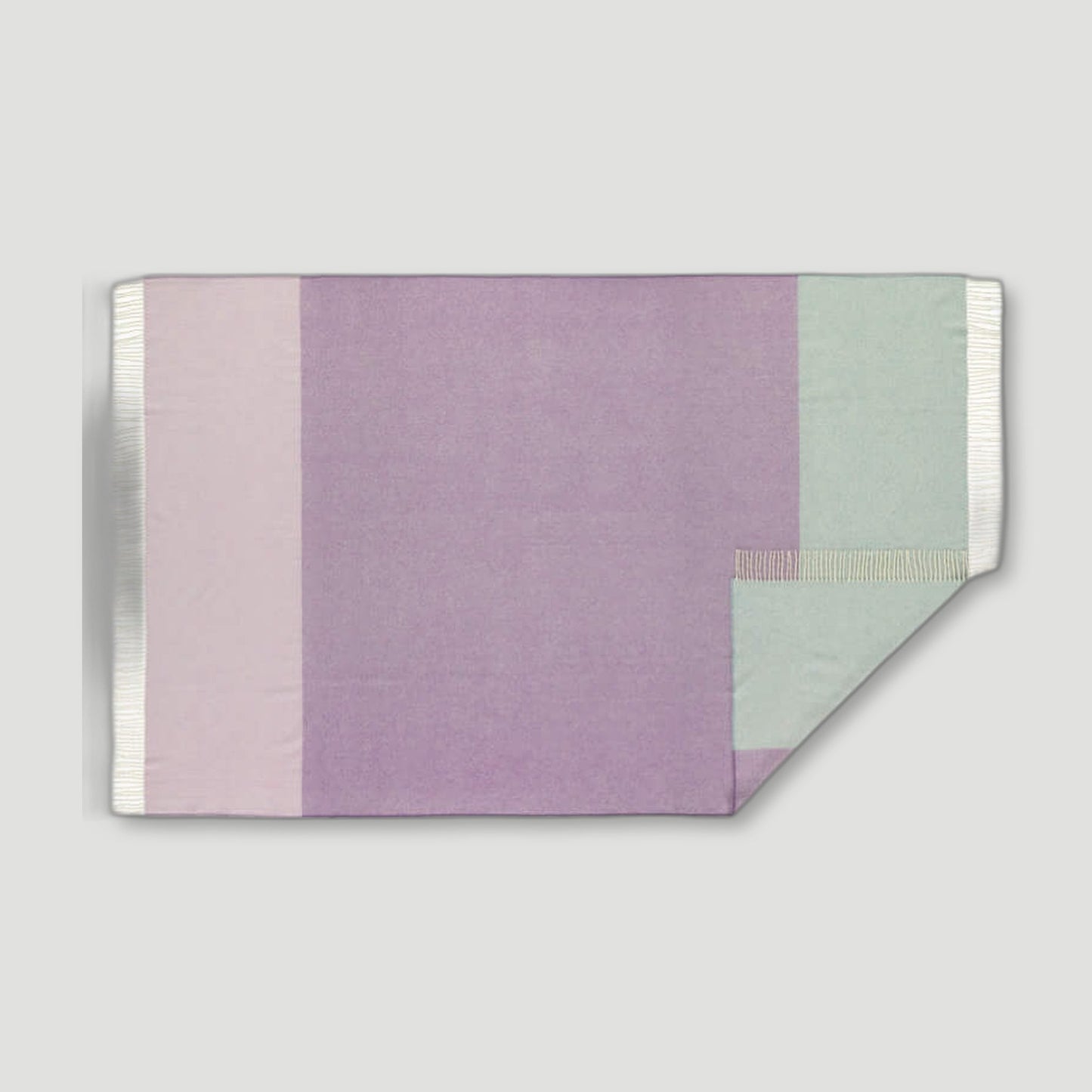 Amethyst Lambswool Throw from Twig - British Made Wool Throws