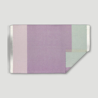 Amethyst Lambswool Throw from Twig - British Made Wool Throws