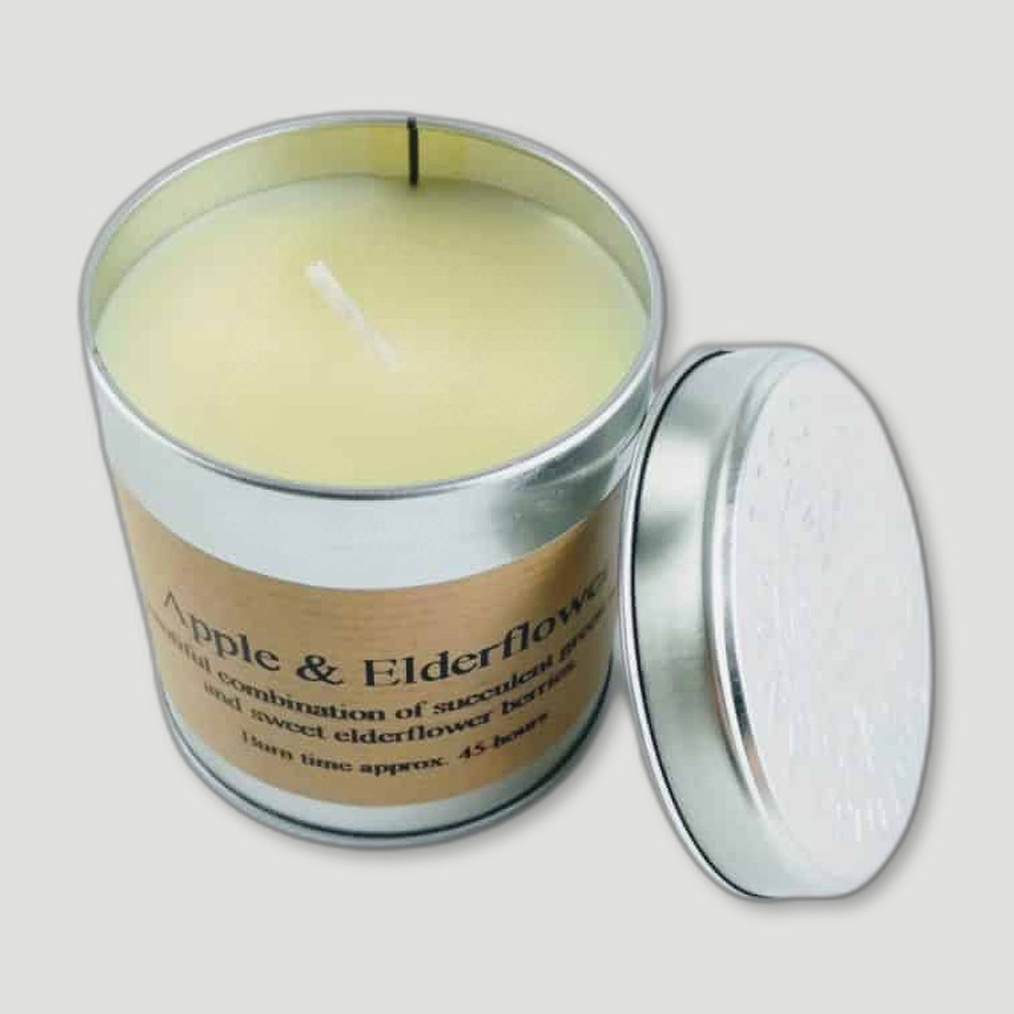 Apple and Elderflower Tin Candle from St Eval Candles - British Made Candles