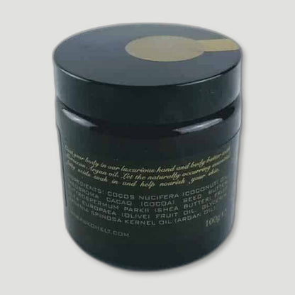 Argan Hand & Body Butter from Kokomelt - British Made Post Gym Skincare