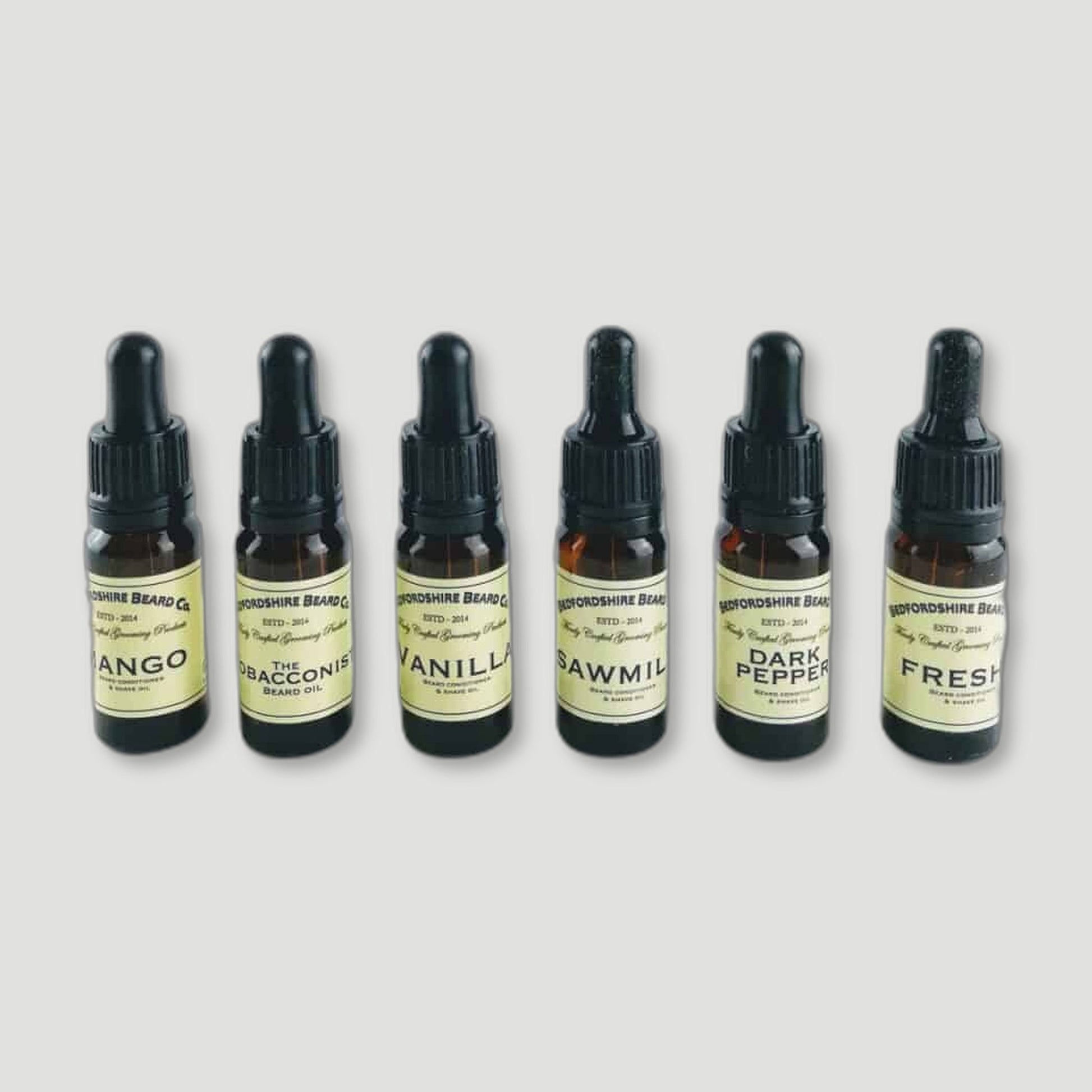 Beard Oil Multipack from Bedfordshire Beard Co - British Made Beard Care