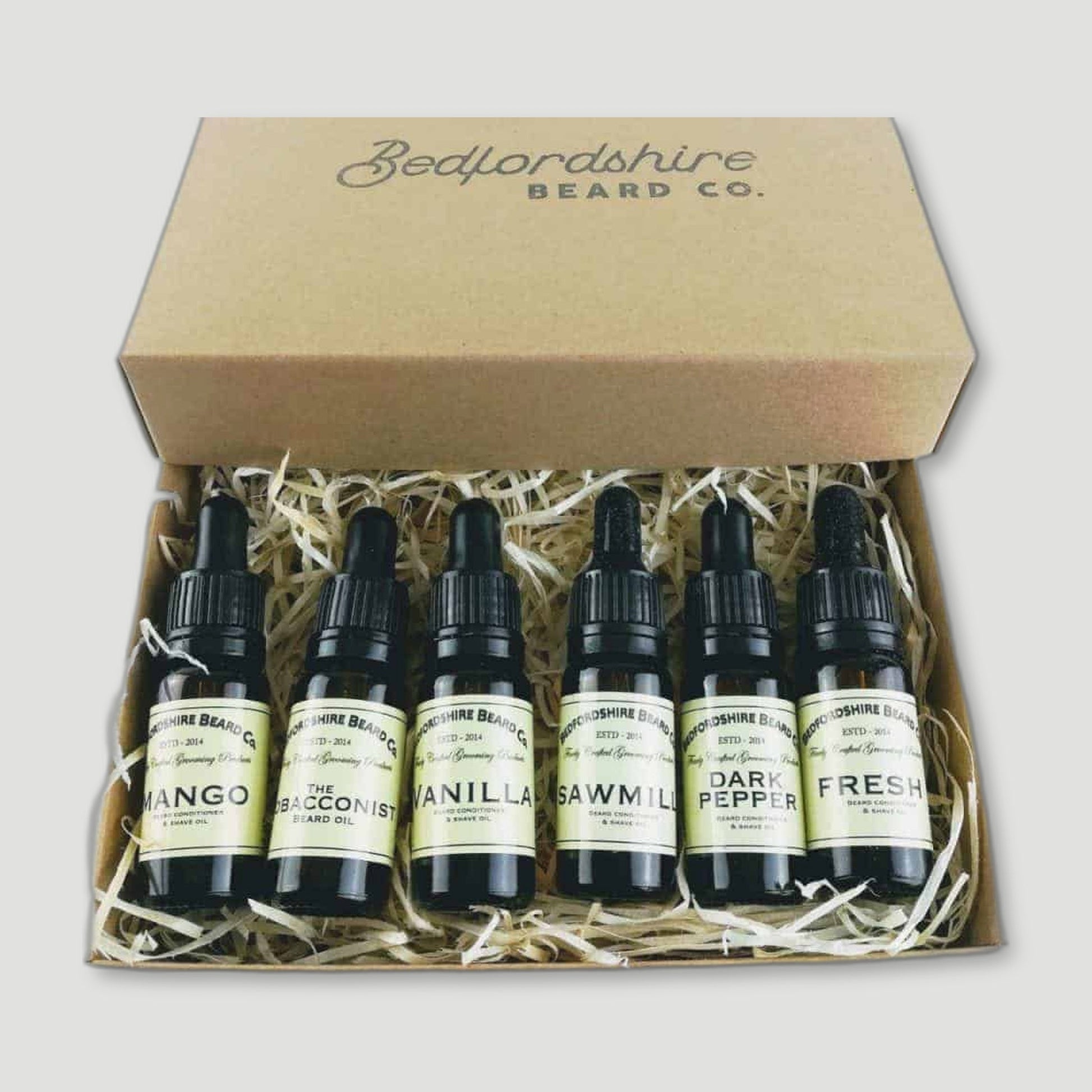 Beard Oil Multipack from Bedfordshire Beard Co - British Made Beard Care