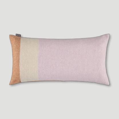 Front view of Beatrix Bolster Cushion from Twig - British Made Wool Throws