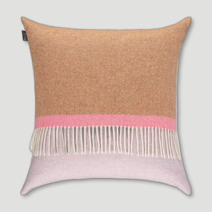 Front view of Beatrix Cushion from Twig - British Made Wool Throws