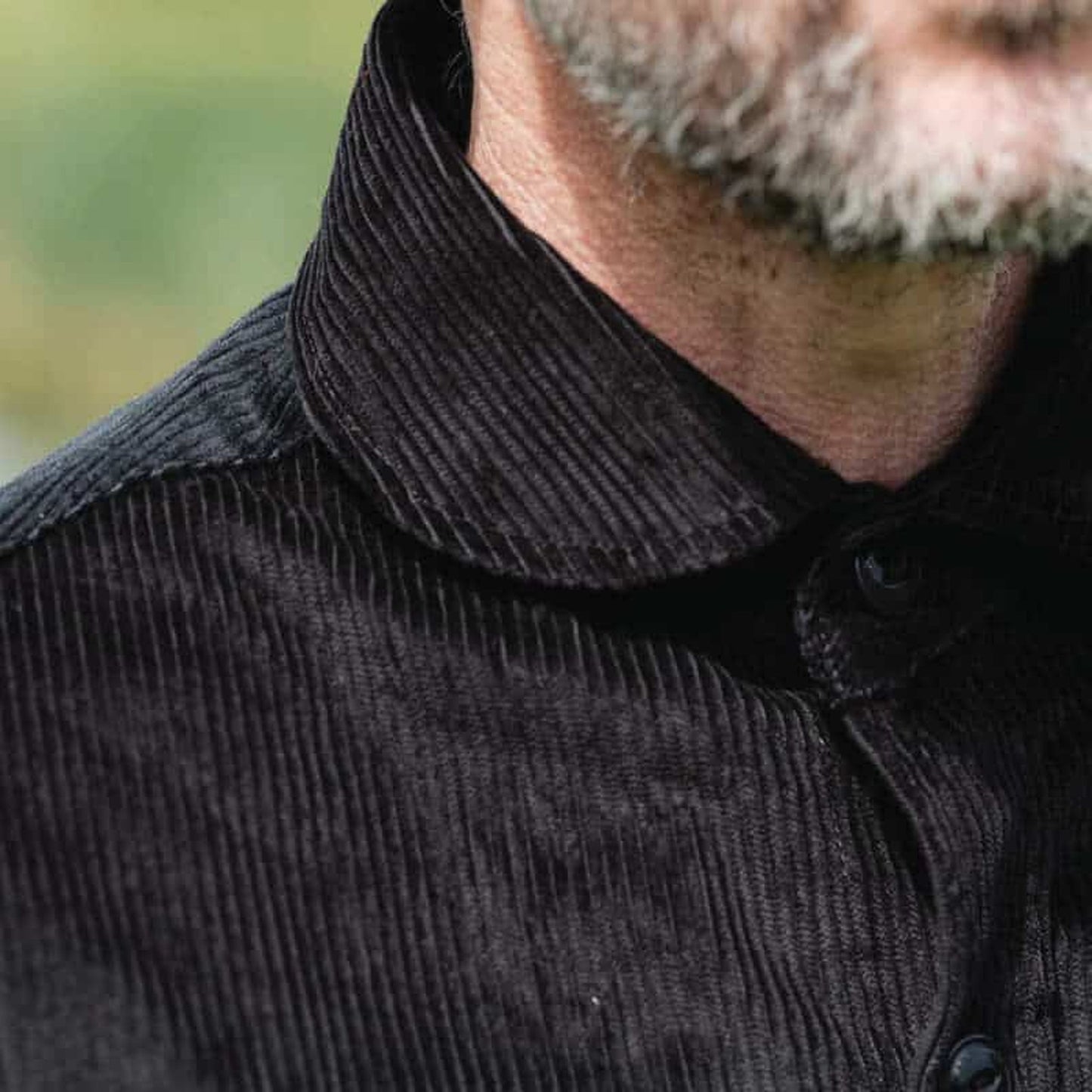 Black Cord Maritime Overshirt