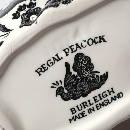 Black Regal Peacock Breakfast Cup Gift Set