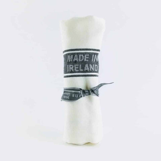 Black Striped Tea Towel