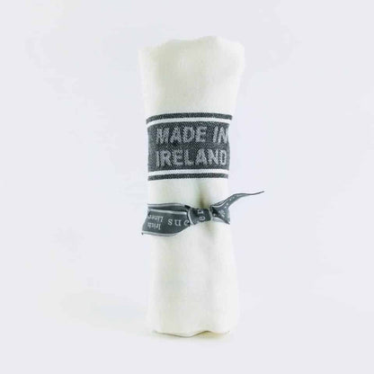 Black Striped Tea Towel