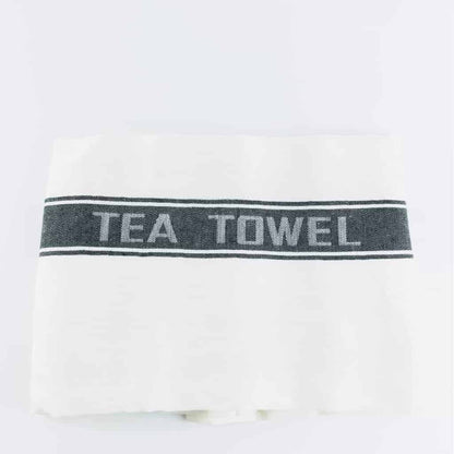Black Striped Tea Towel