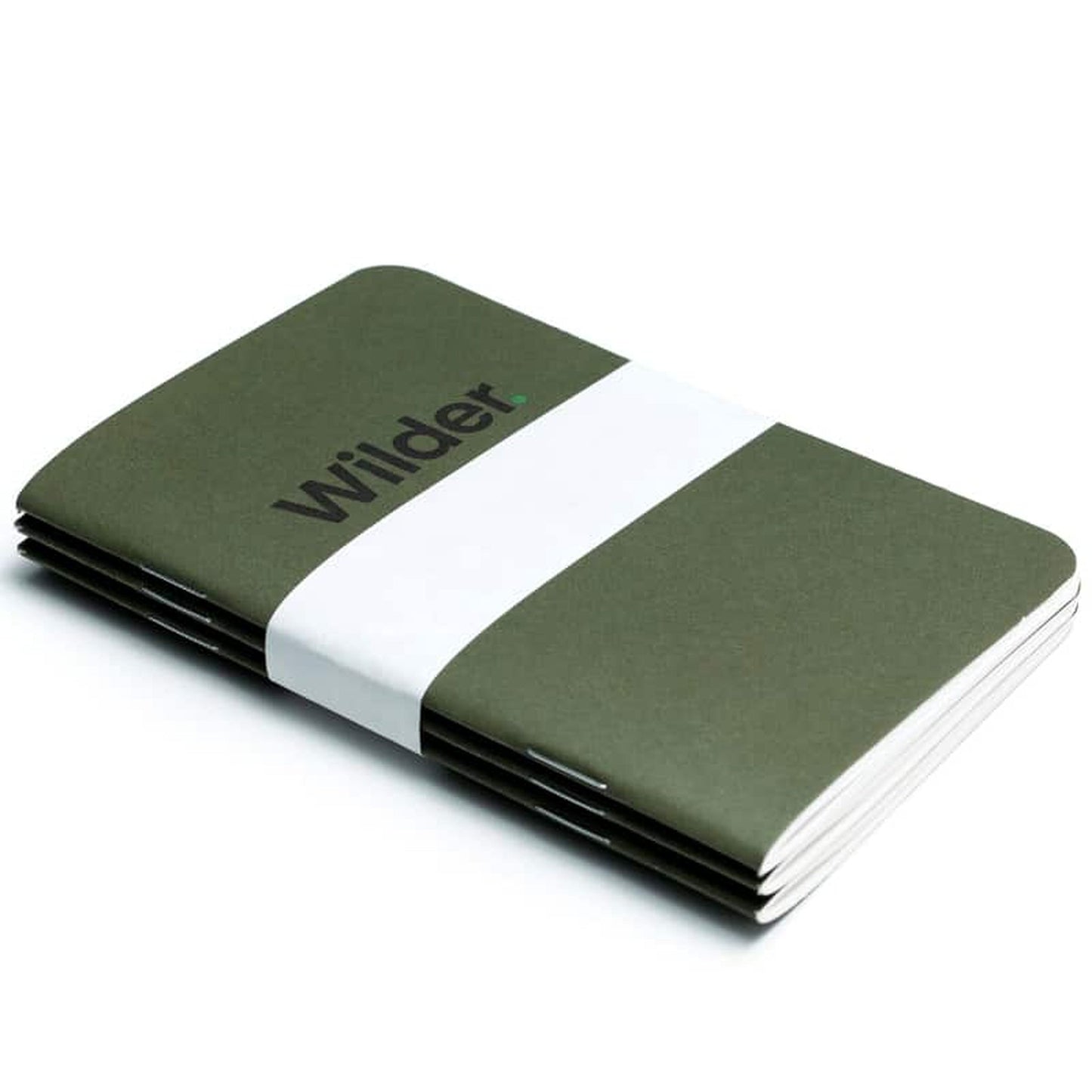 Blank Green Notebooks 3-pack