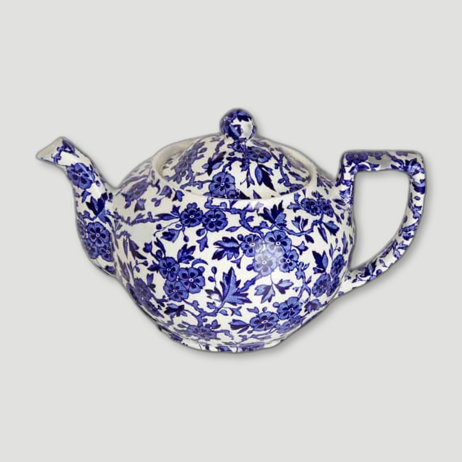 Blue Arden Teapot Gift Set from Burleigh Pottery - British Made Tableware