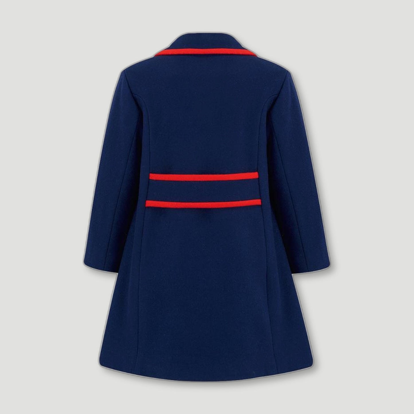 Blue Kensington Girls Coat from Brittanical London - British Made Children's Coats