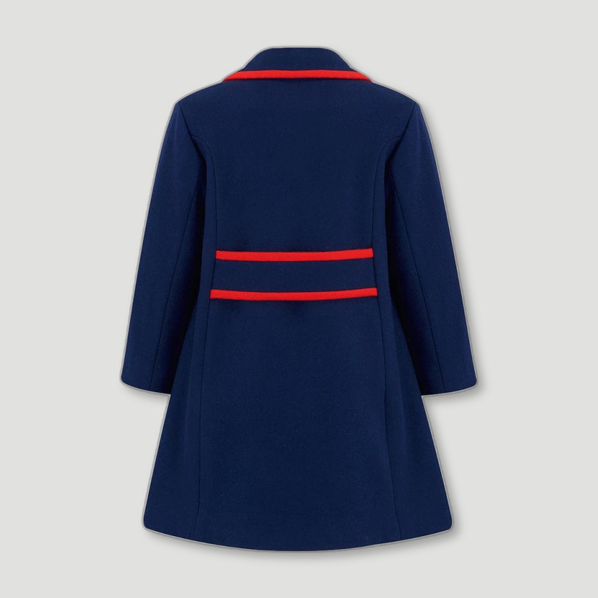 Blue Kensington Girls Coat from Brittanical London - British Made Children's Coats