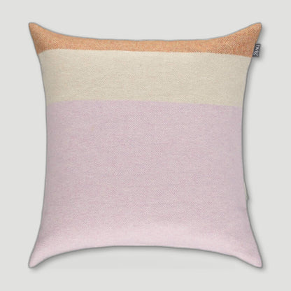 Back view of Brodie Cushion from Twig - British Made Wool Throws