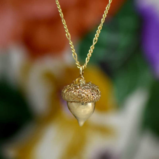 Bronze Acorn Necklace