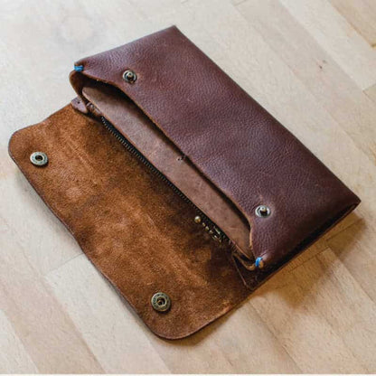 Brown Kodiak Leather Purse