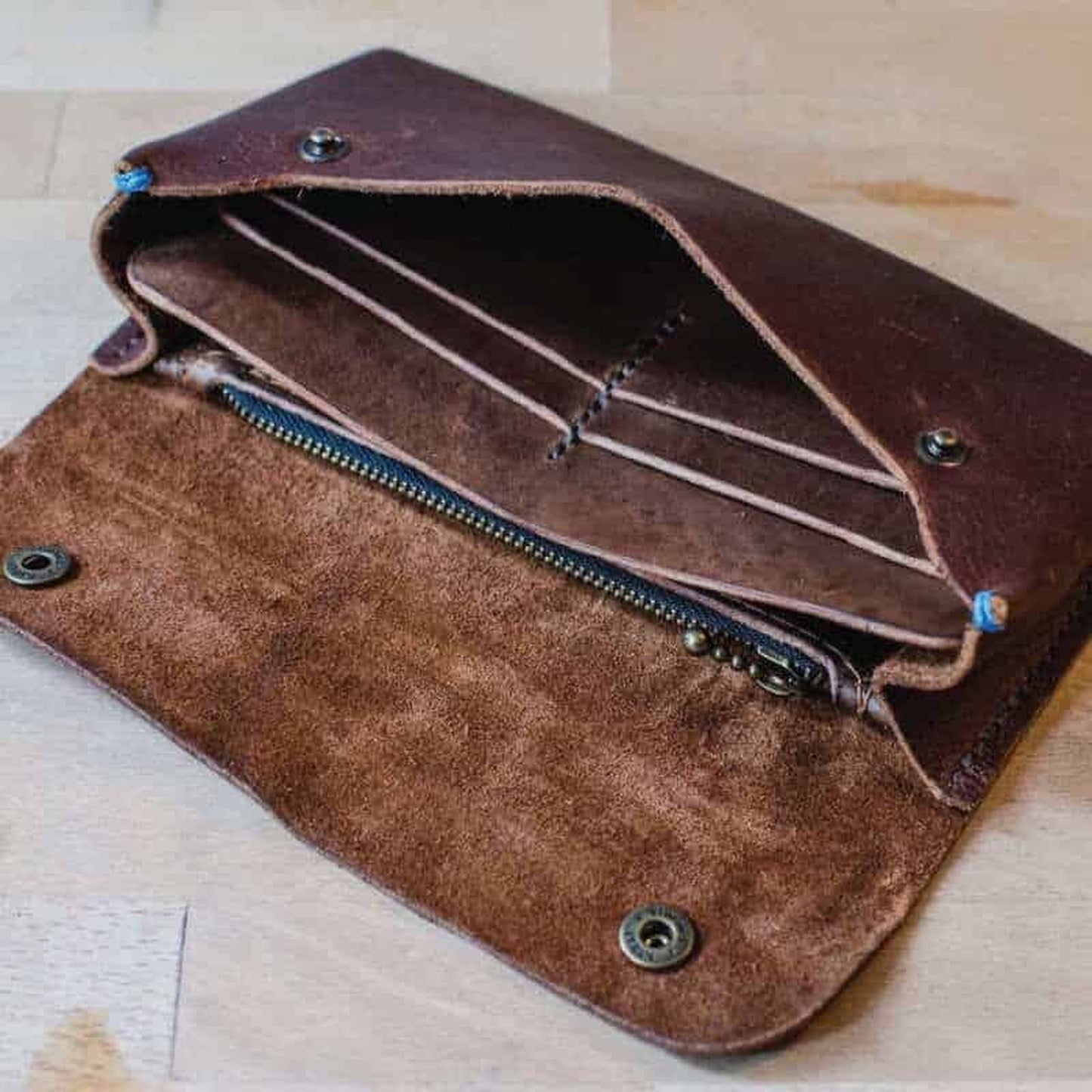Brown Kodiak Leather Purse
