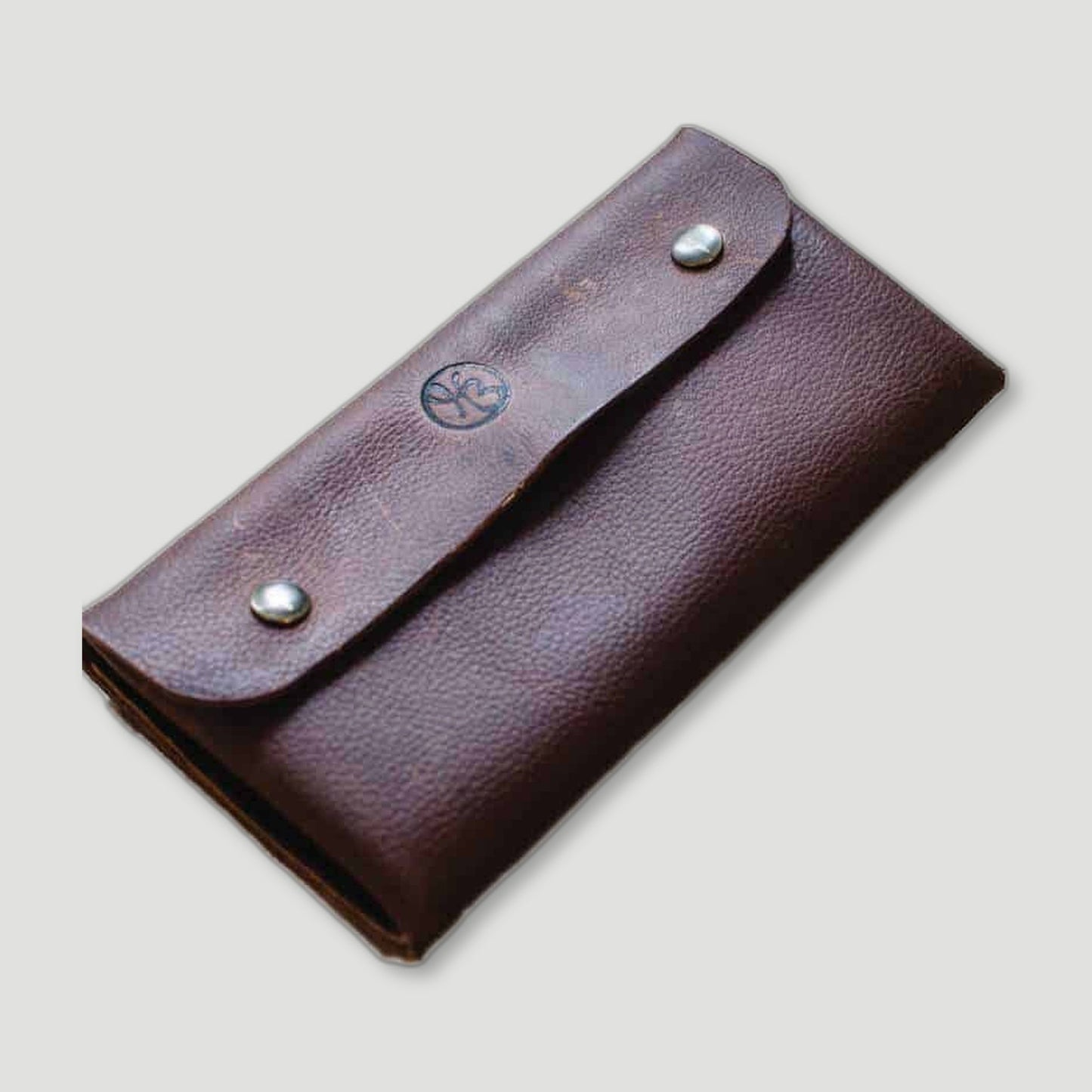 Brown Kodiak Leather Purse from Heather Borg - British Made Leather Bags
