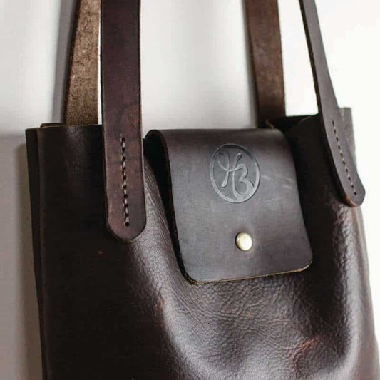 Brown Kodiak Leather Shoulder Bag