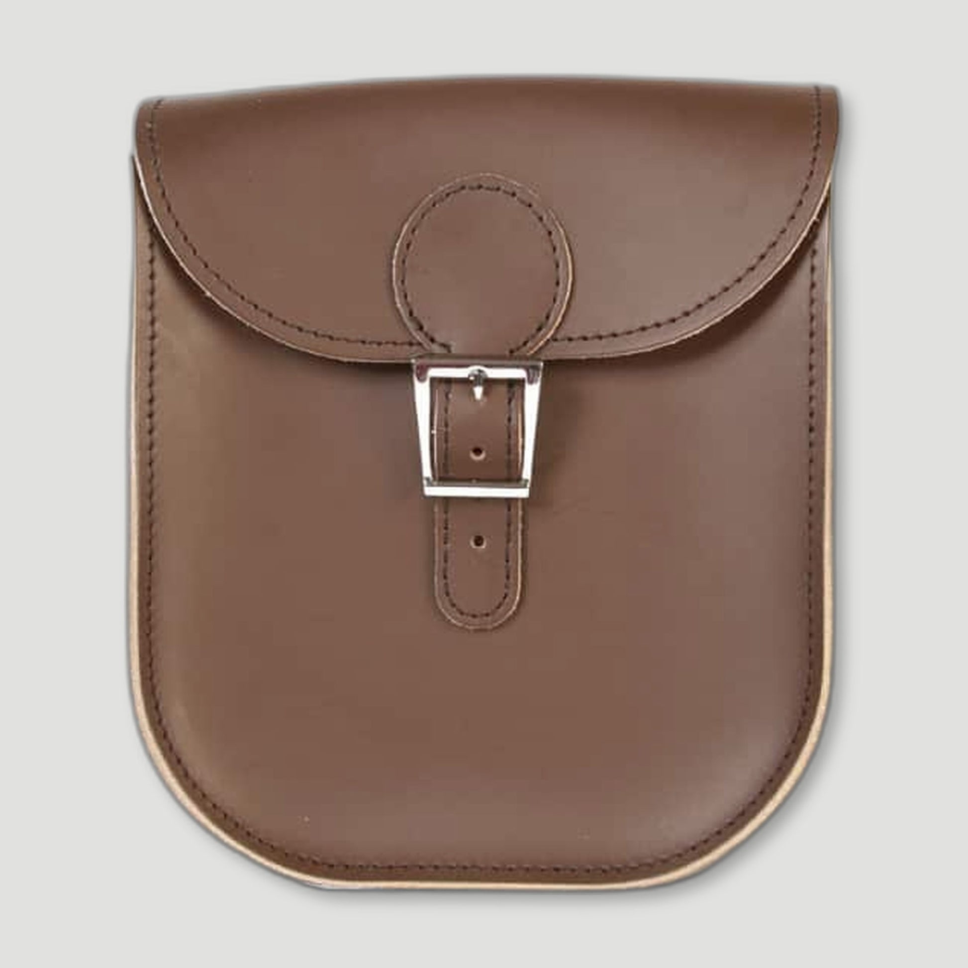 Brown Milkman Satchel from Brit Stitch - British Made Leather Satchels