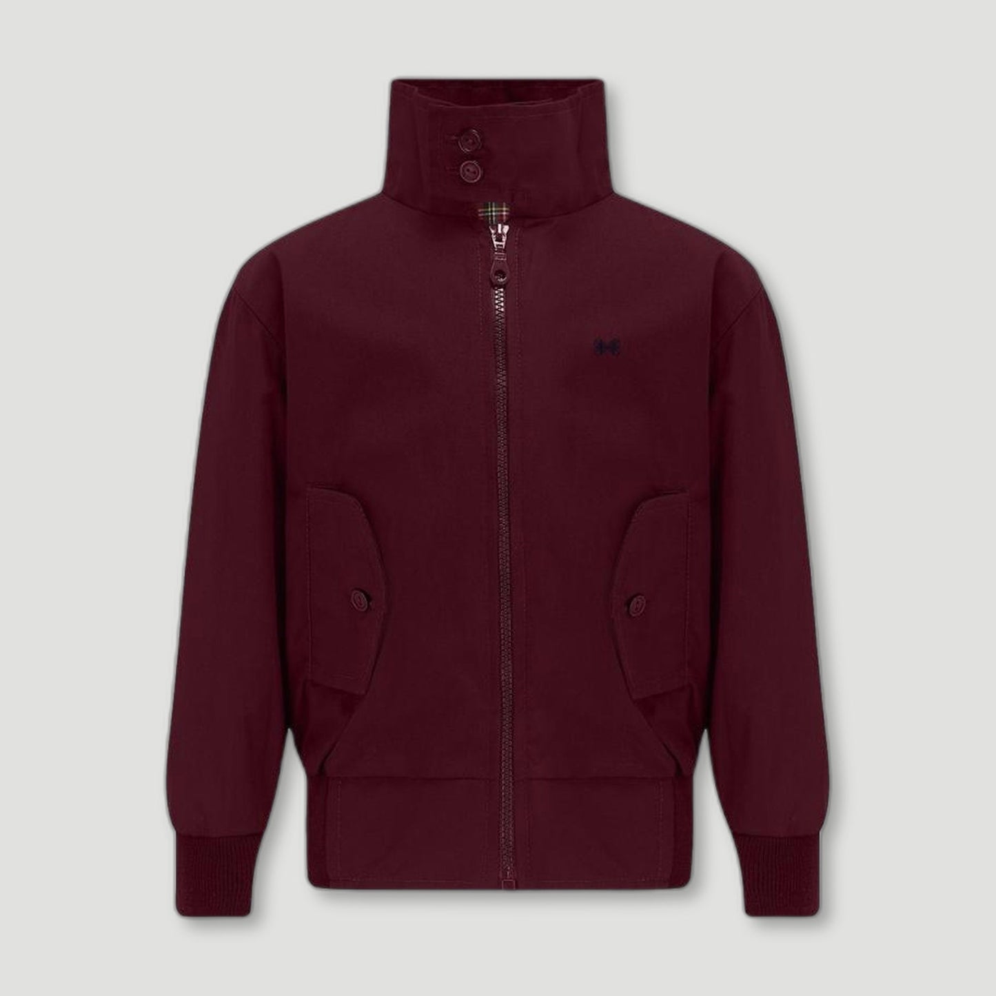 Burgundy Carnaby Girls Bomber Jacket from Brittanical London - British Made Children's Coats
