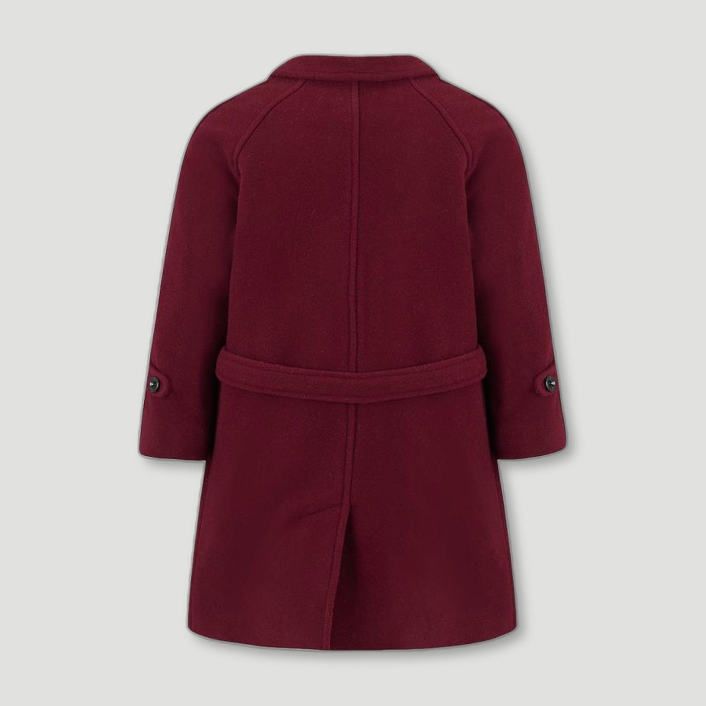 Burgundy Clerkenwell Boys Bridge Coat from Brittanical London - British Made Children's Coats