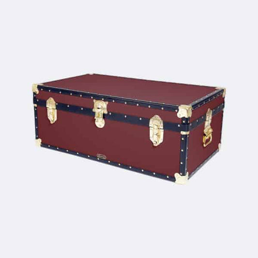 Burgundy Steamer Trunk
