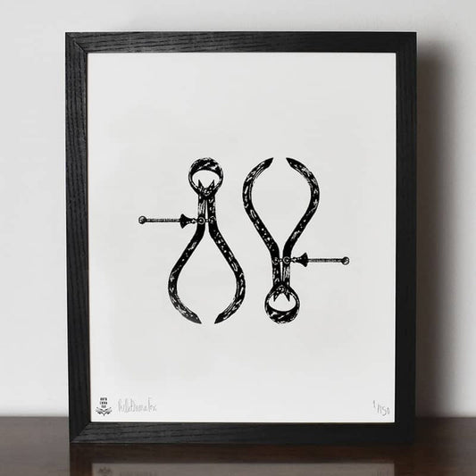 Callipers Limited Edition Print 10" x 12"