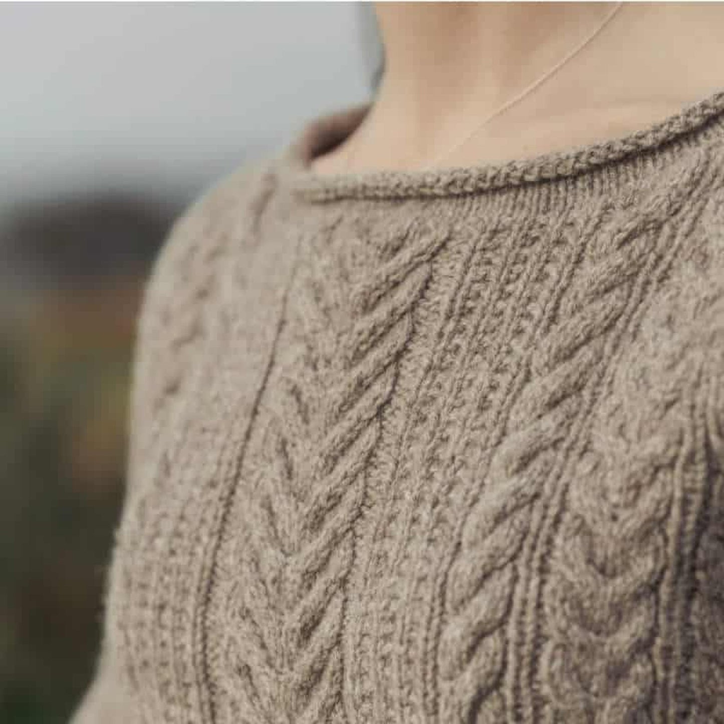 Caradon Hill Jumper Knitting Kit in Shetland DK