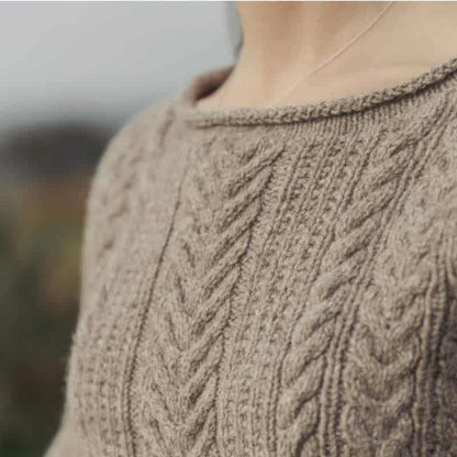 Caradon Hill Jumper Knitting Kit in Shetland DK