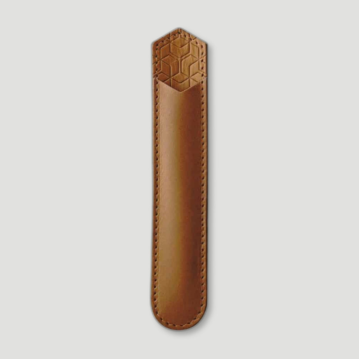 Caramel Leather Pen Pouch