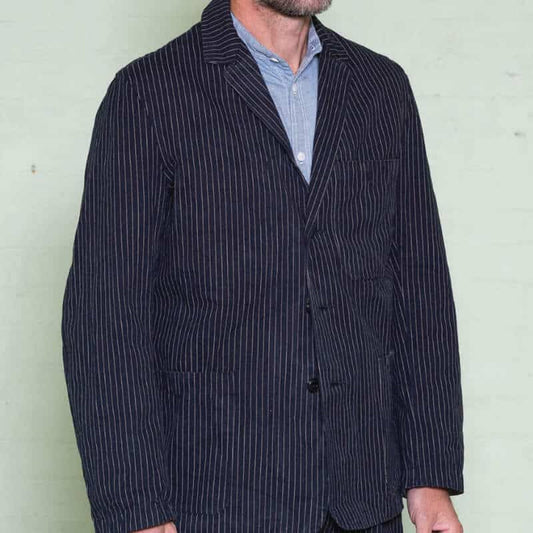 Chalk Stripe Engineer Jacket