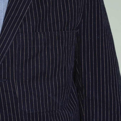 Chalk Stripe Engineer Jacket