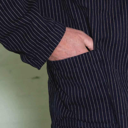 Chalk Stripe Engineer Jacket