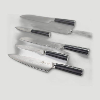 Chef's Professional Damascus Knife Set from William Whiteley & Sons - British Made Scissors