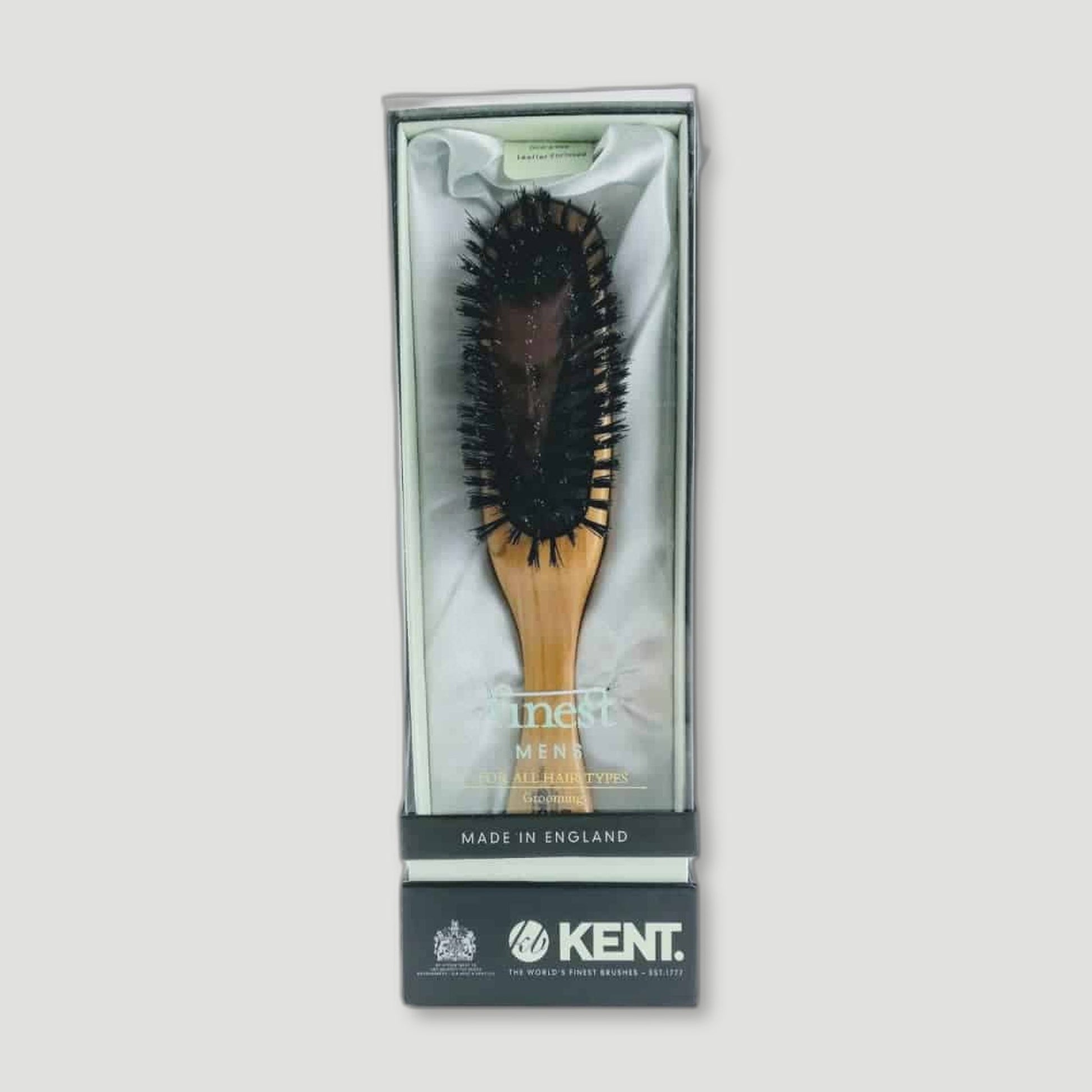 Cherry Wood Cushion Hair Brush from Kent Brushes - British Made Hair Brushes