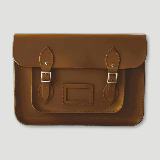 Chestnut Brown Leather Satchel from The Original Satchel Store - British Made Leather Satchels