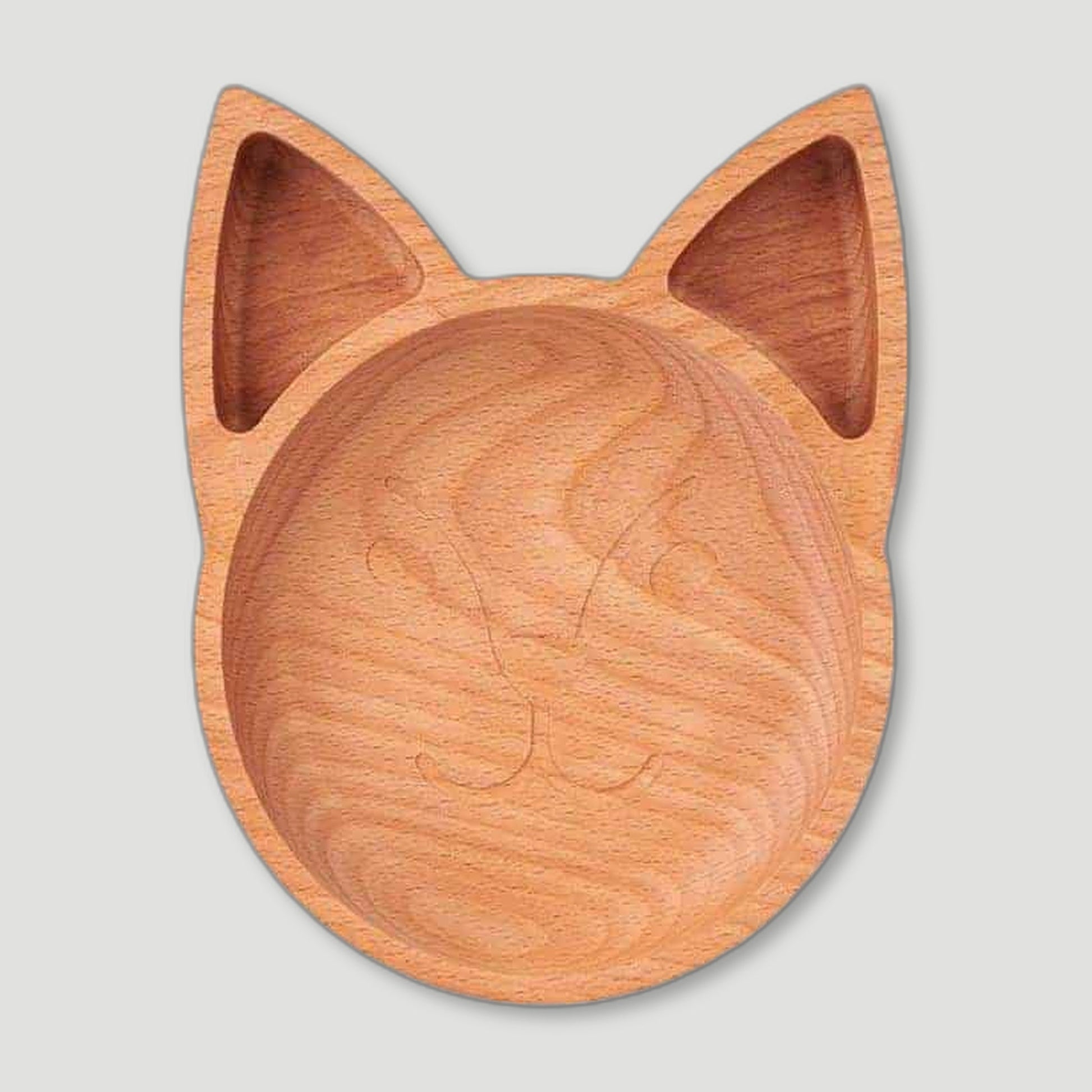 Children's Fox Plate from Wood Life Project - British Made Children'S Tableware