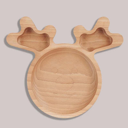 Children's Reindeer Plate