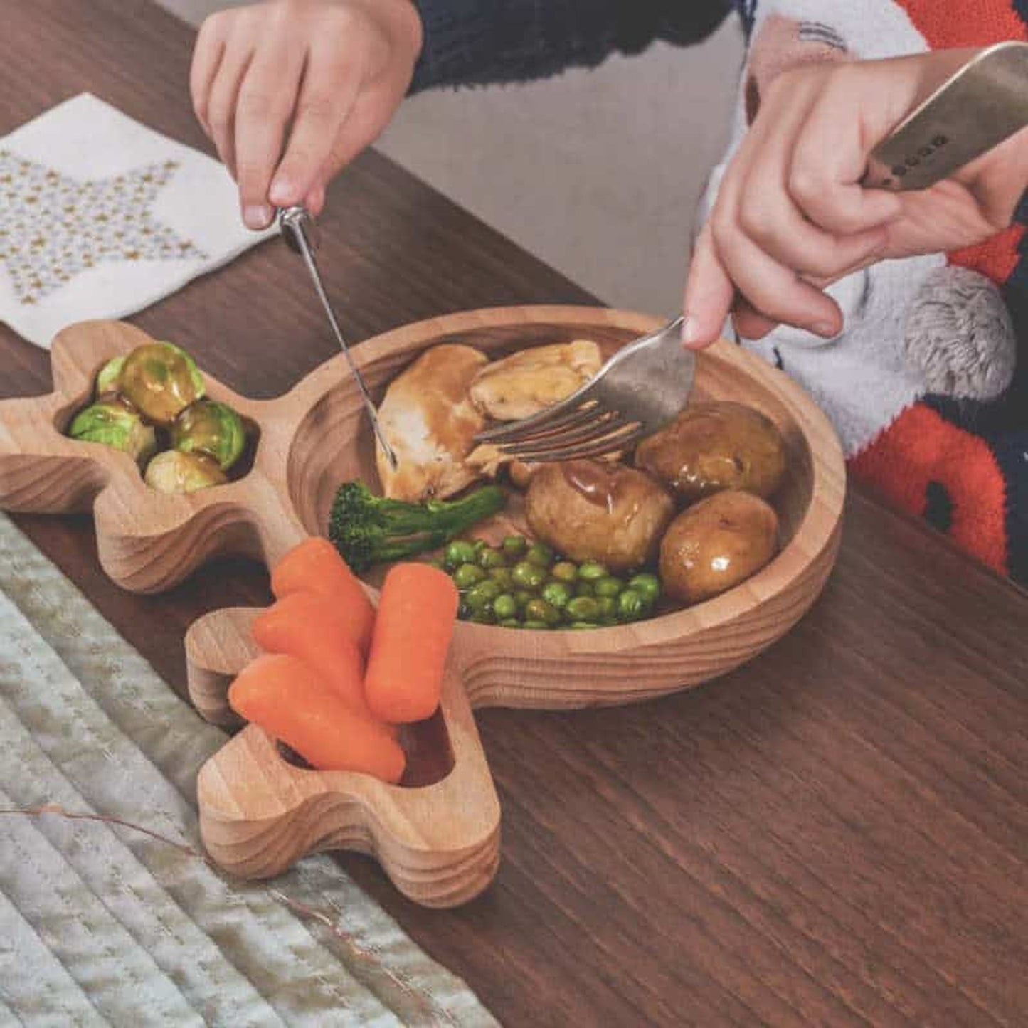 Children's Reindeer Plate