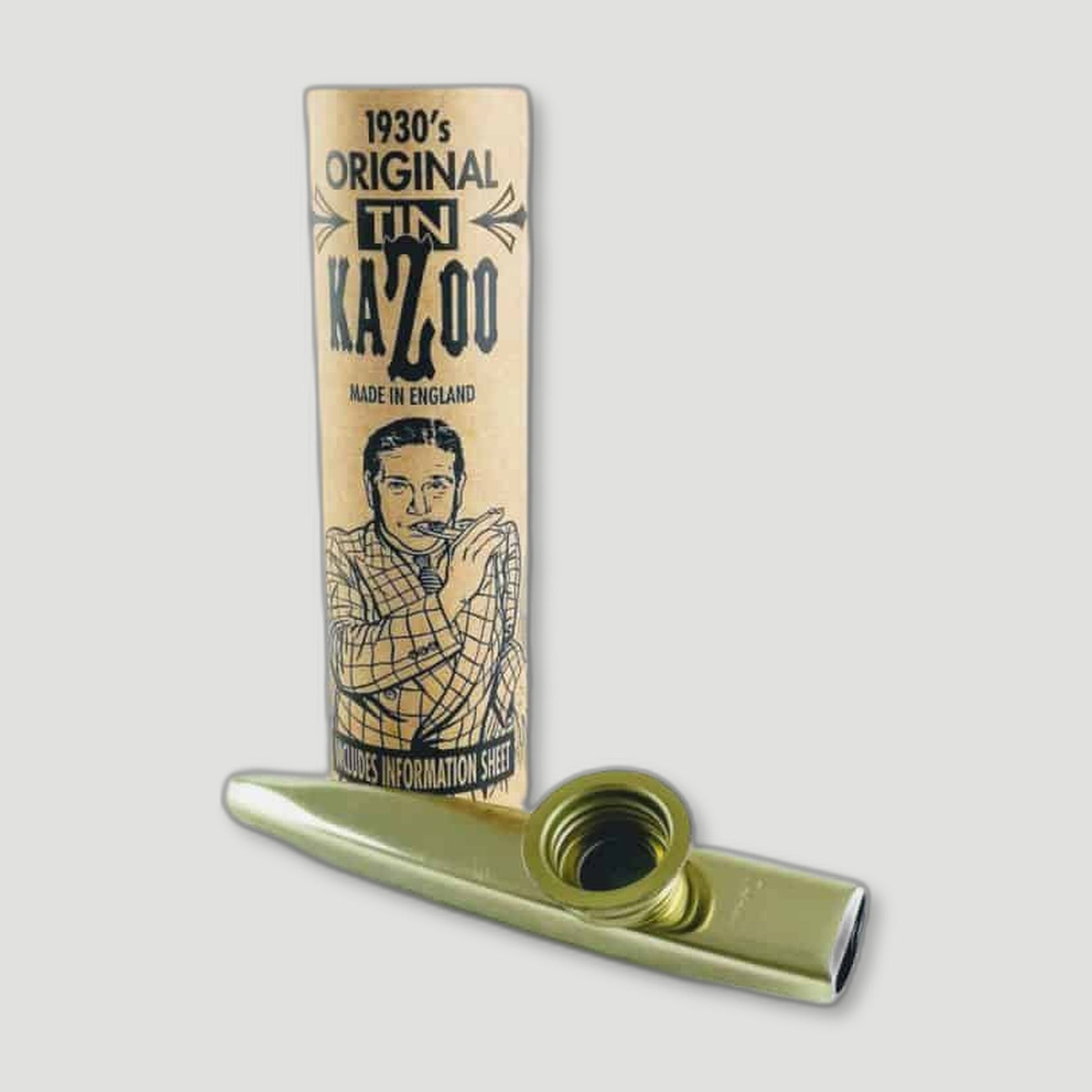 Clarke Gold Kazoo from Clarke Tinwhistles - British Made Tin Whistles