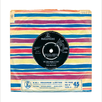 Coloured Record Sleeve Art Print