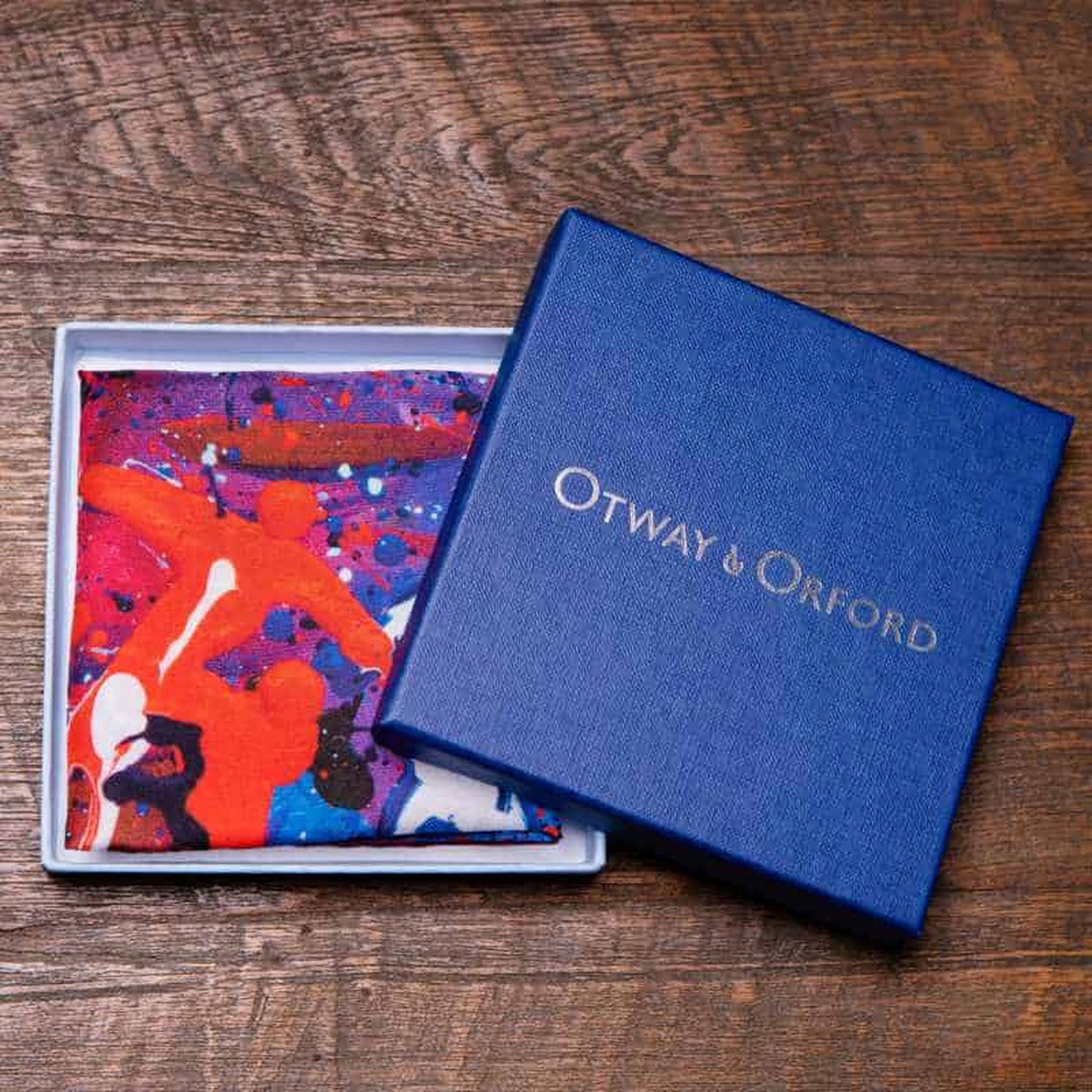 Corner Kick Silk Pocket Square